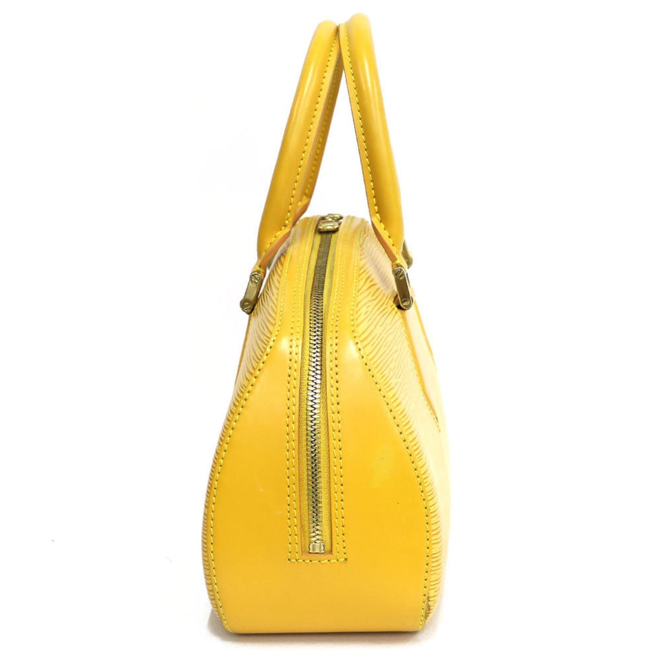 Louis Vuitton Handbag Epi Jasmine M52089 Yellow Ladies