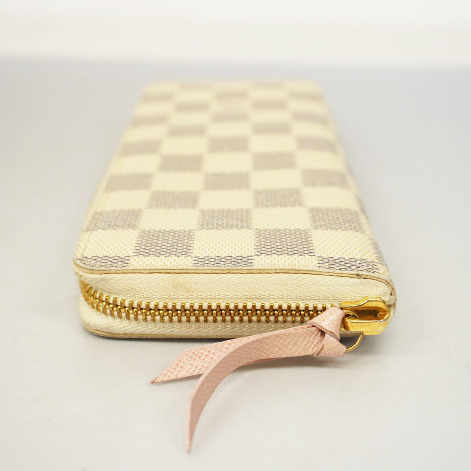 LOUIS VUITTONAuth  Damier Azur Portefeuille Clemence N61264