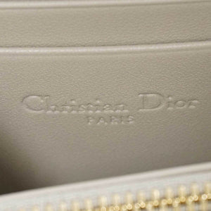 CHRISTIAN DIOR Dior LADY DIOR VOYAGEUR S0985ONMJ_M116 Wallet Canage Lambskin Men's Women's Card Case