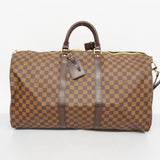 LOUIS VUITTONAuth  Damier Keepall Bandouliere 55 N41414 Boston Bag