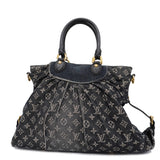 LOUIS VUITTONAuth  Monogram Denim Neokavi MM M95351 Women's Handbag