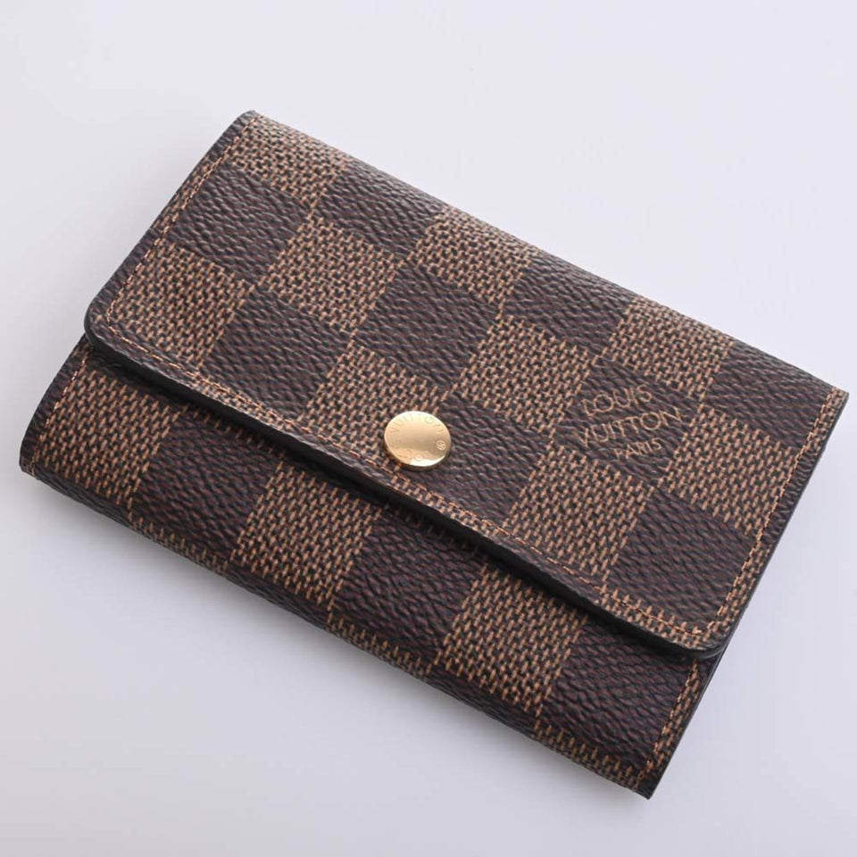 LOUIS VUITTON Damier Multicle 6 Row Key Case N62630 Brown Women's