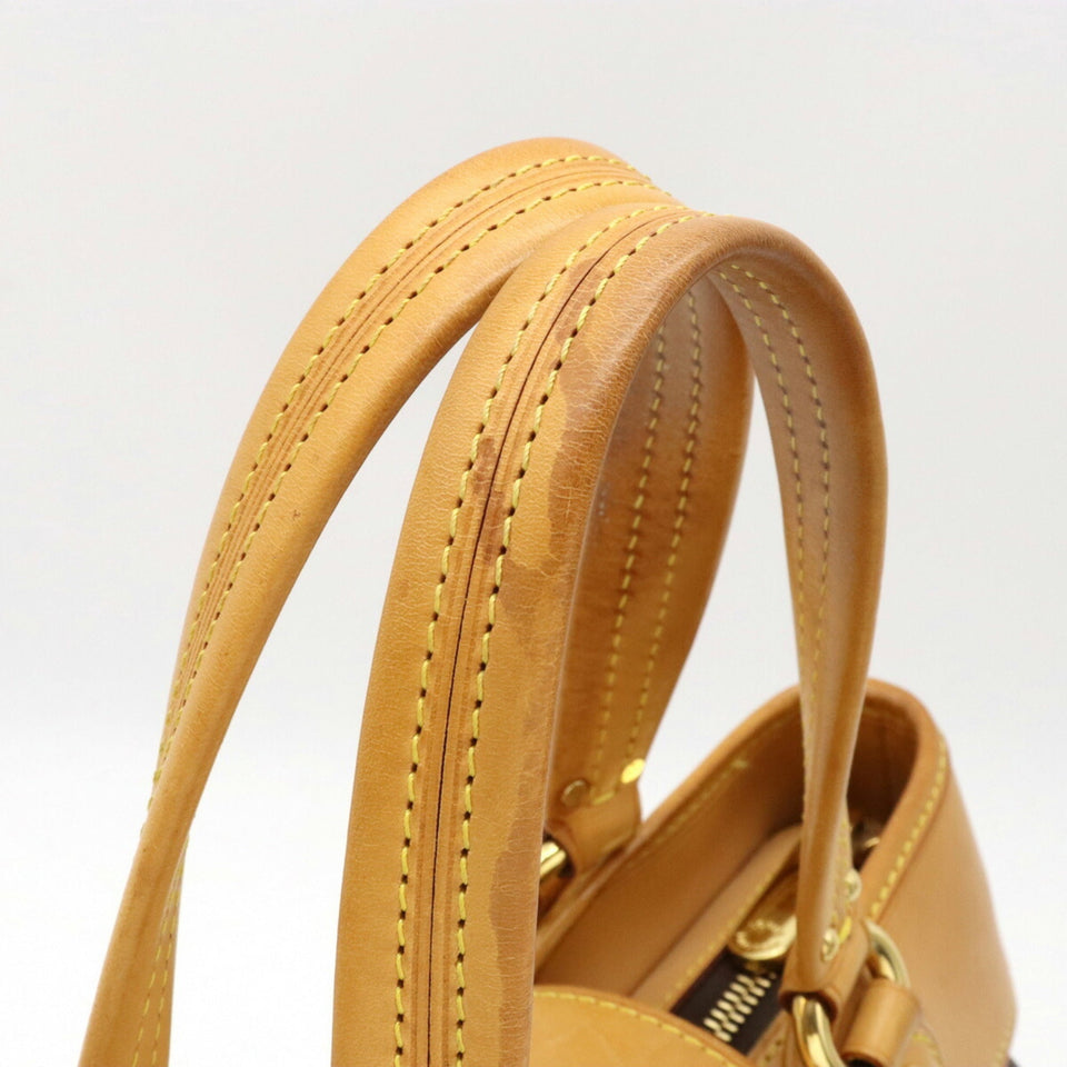 LOUIS VUITTON Monogram Boesi PM Handbag Tote Bag Turnlock M45715