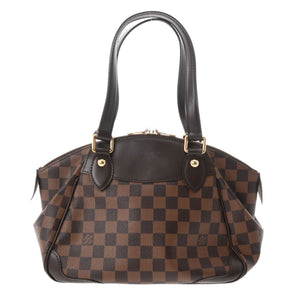 LOUIS VUITTON Damier Verona PM Brown N41117 Ladies Canvas Handbag