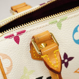 LOUIS VUITTONAuth  Monogram Multicolore Mini Speedy M92645 Women's Handbag Blanc