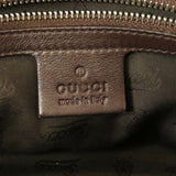 GUCCIsima Leather Brown GG 232958 Boston Bag 0141