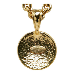 CHANEL Cocomark Necklace Gold Plated Men's