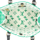 LOUIS VUITTON On the Go PM LV Match Shoulder Bag Leather M46216 Green Women's