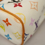 LOUIS VUITTONAuth  Monogram Multicolore Mini Speedy M92645 Women's Handbag Blanc