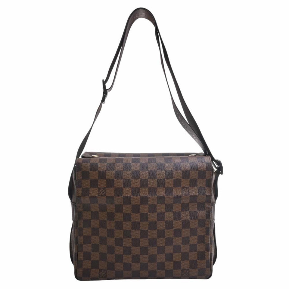 LOUIS VUITTON Damier Naviglio Shoulder Bag N45255 Brown Women's