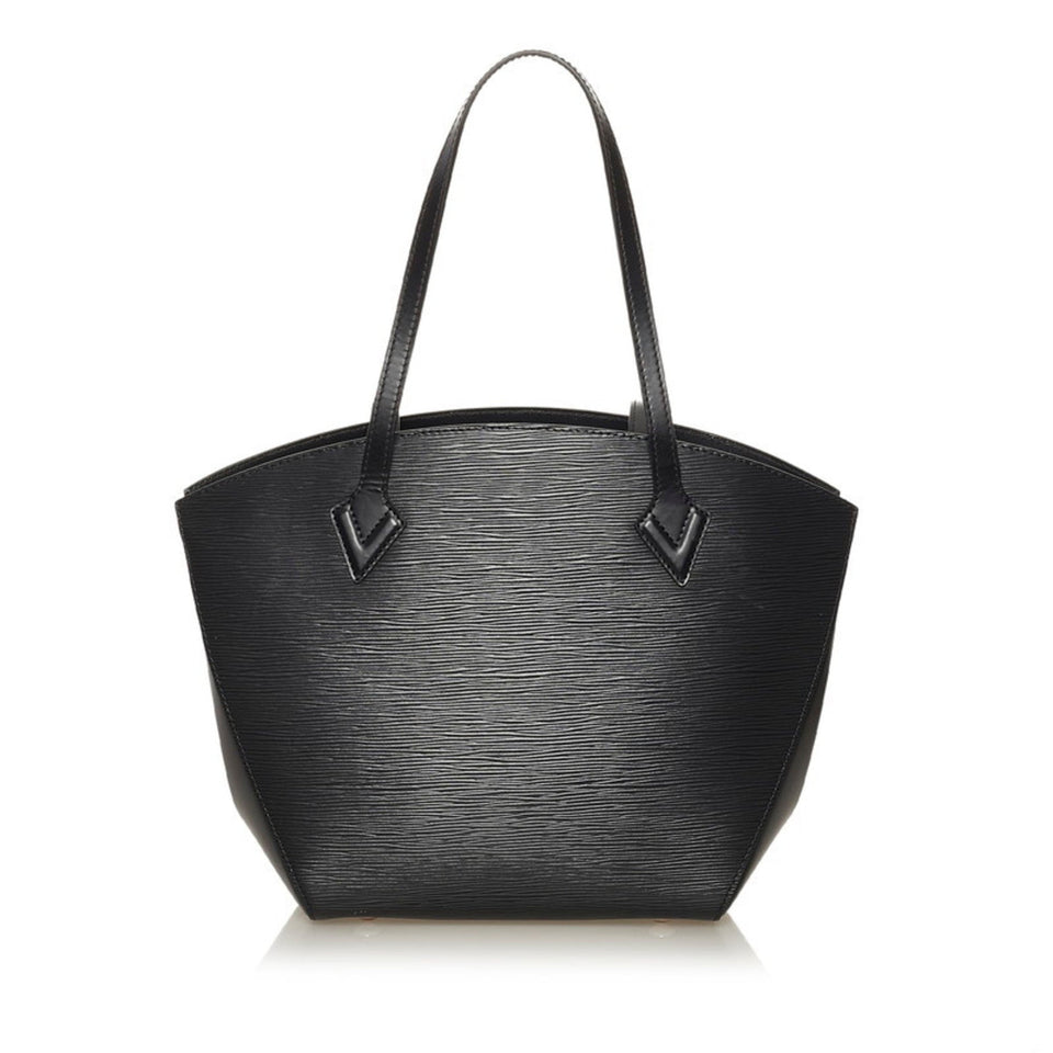 Louis Vuitton Epi Saint-Jacques Tote Bag M50042 Noir Black Leather Ladies LOUIS VUITTON