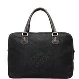 LOUIS VUITTON Damier Jean Yack Bag M93082 Noir Black Canvas Leather Men's