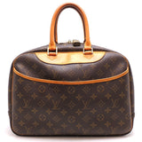 LOUIS VUITTON Deauville [Bowling Vanity] *No Key Women's Handbag M47270 Monogram [Brown]