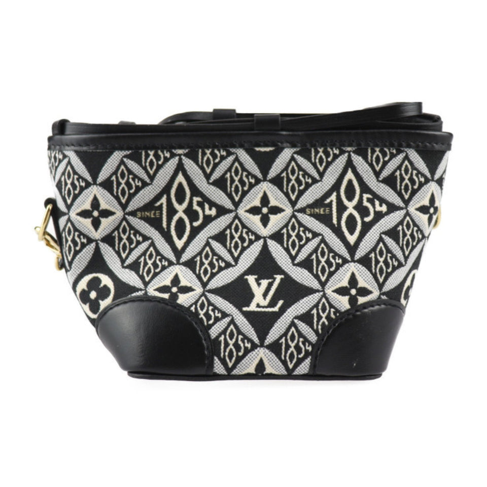 LOUIS VUITTON SINCE1854 Noe Perth Monogram Jacquard Shoulder Bag M69973 Canvas Leather Black Pochette