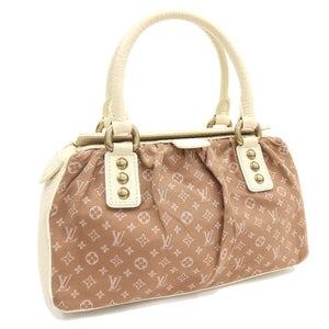 Louis Vuitton Handbag Monogram Mini Run Trapeze PM M40059 Camel Canvas Leather Ladies