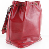 LOUIS VUITTON Noe Epi Leather Red 862 Women's Shoulder Bag