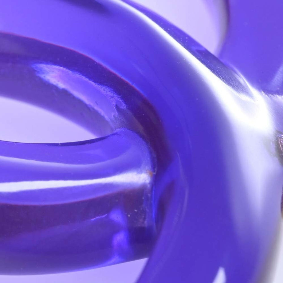 CHANEL Cocomark Brooch Purple Ladies
