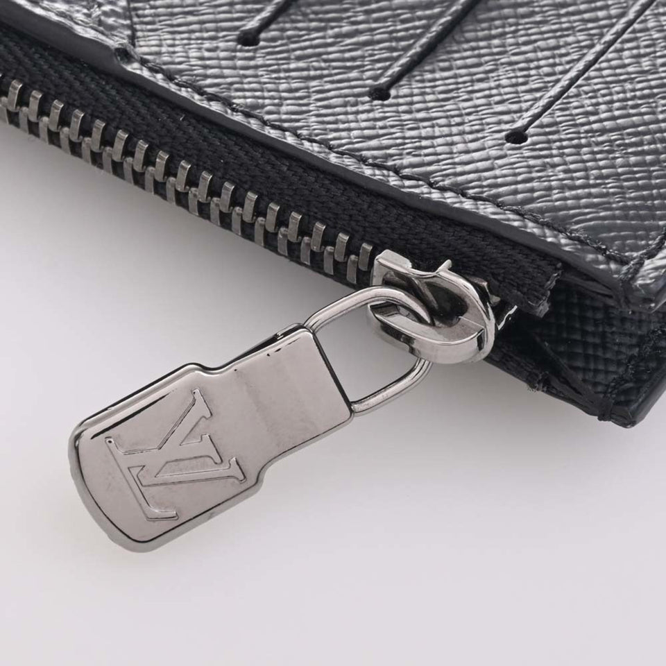LOUIS VUITTON Eclipse Reverse Coin Card Holder M69533 Black Men's