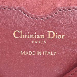 CHRISTIAN DIOR Leather Bobby Medium Shoulder Bag M9319UMOL Bordeaux Ladies