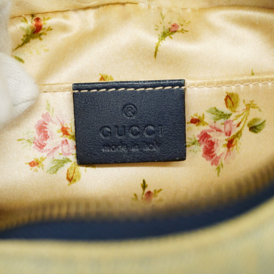 GUCCIAuth  GG Marmont Shoulder Bag Velor 447632 Women's Denim Light Blue