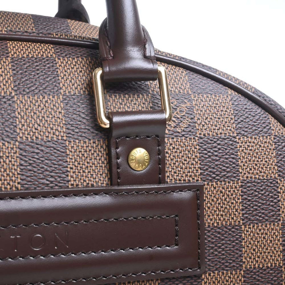 LOUIS VUITTON Damier Nolita Handbag N41455 Brown Women's