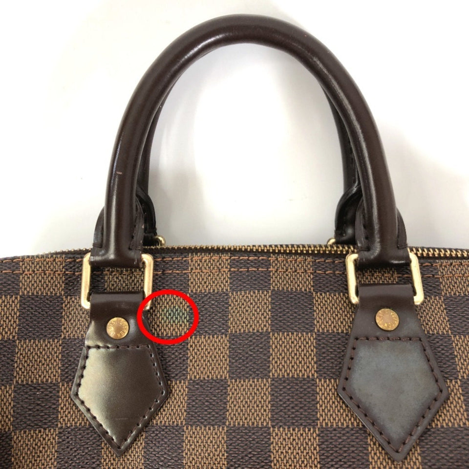 LOUIS VUITTON Boston Bag Damier Speedy 25 N41532 Canvas Women's