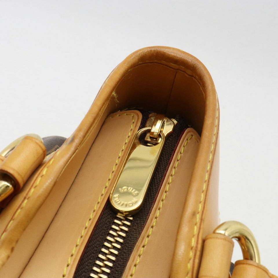 LOUIS VUITTON Monogram Boesi PM Handbag Tote Bag Turnlock M45715