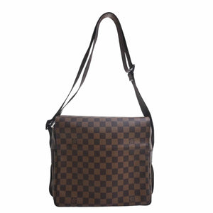 LOUIS VUITTON Damier Naviglio Shoulder Bag N45255 Brown Women's