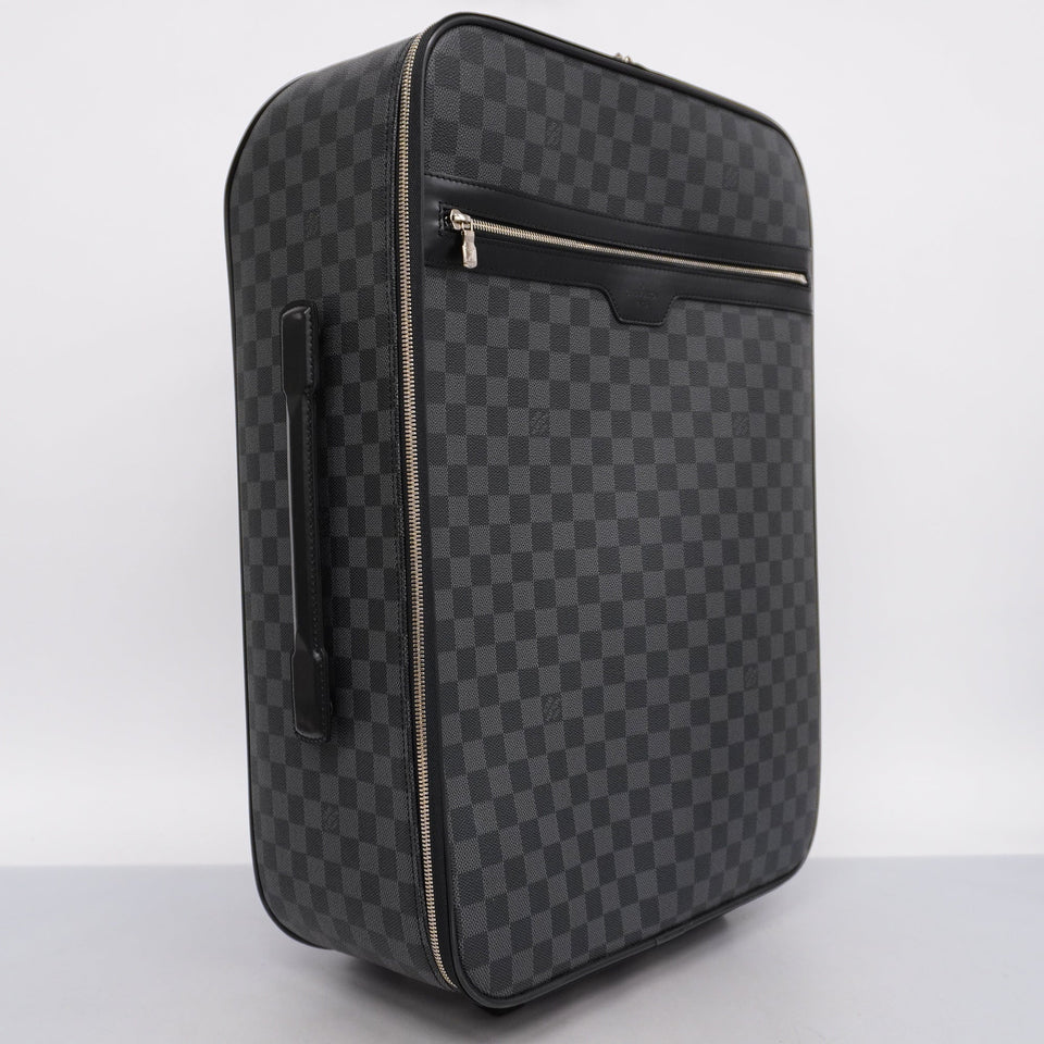LOUIS VUITTONAuth  Damier Graphite Luggage Pegas 55 N23294