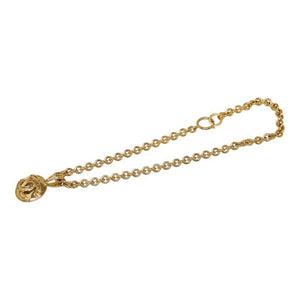CHANEL Cocomark Necklace Gold Plated Men's