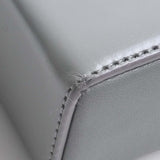 CHRISTIAN DIOR Leather 30 Montaigne Box Bag Shoulder Gray Women's