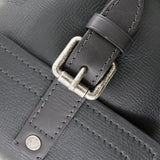 LOUIS VUITTON Yuma Shoulder Bag Utah M97024 Leather Basalt Black RI3059 Men's