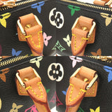 LOUIS VUITTON Monogram Multicolor Speedy Noir M92644 Handbag Bag Black