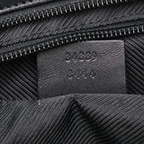 GUCCI tote bag handbag 34339 black canvas leather ladies