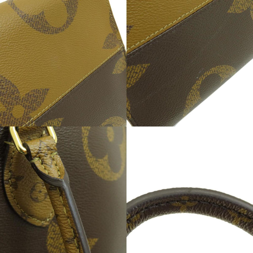 LOUIS VUITTON M44576 On The Go GM Giant Monogram Tote Bag Reverse Women's