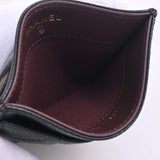 CHANEL Caviar Skin Matelasse Coco Mark Card Case Black Ladies