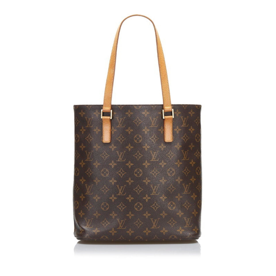 LOUIS VUITTON Monogram Vavin GM Tote Bag M51170 Brown PVC Leather Ladies