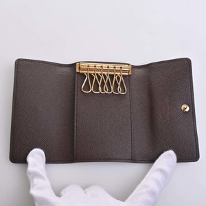 LOUIS VUITTON Damier Multicle 6 Row Key Case N62630 Brown Women's