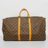 LOUIS VUITTONAuth  Monogram Keepol 55 M41424 Unisex Boston Bag
