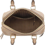 Louis Vuitton Monogram Implant Speedy 25 Bandouliere Bag Bronze M41019