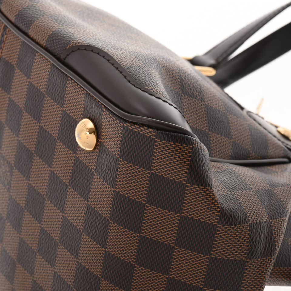 LOUIS VUITTON Damier Verona PM Brown N41117 Women's Canvas Handbag