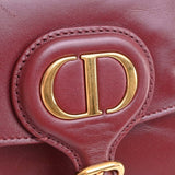 CHRISTIAN DIOR Leather Bobby Medium Shoulder Bag M9319UMOL Bordeaux Ladies