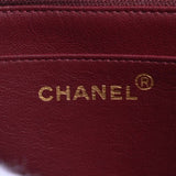 CHANEL Lambskin Mademoiselle Coco Mark Chain Shoulder Bag Black Ladies