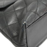 CHANELAuth  Matelasse Handbag Women's Caviar Leather Black