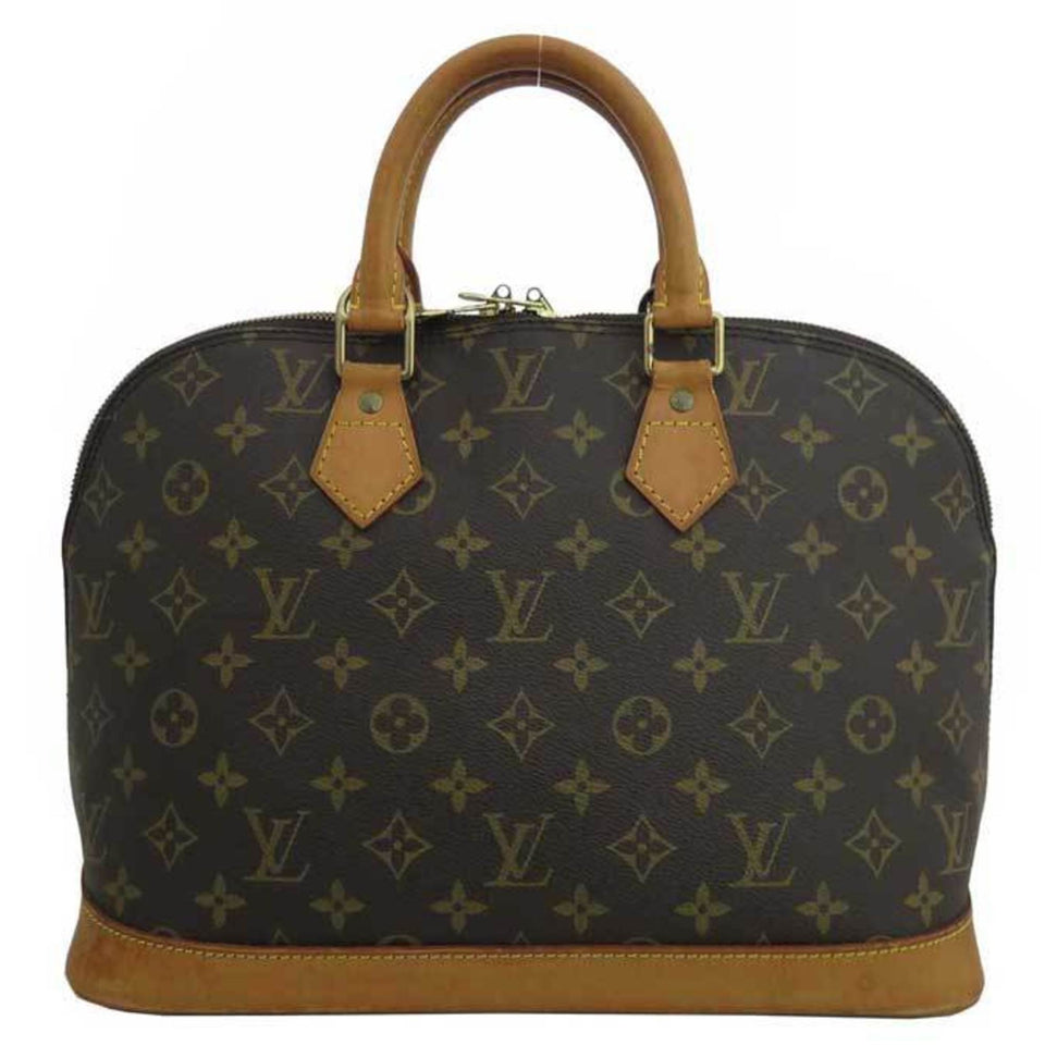 Louis Vuitton Handbag Monogram Alma Brown Canvas Bag Ladies M51130