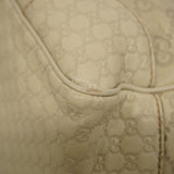 GUCCI ssima Tote Bag  Shima 353119 Women's Leather Tote Bag Ivory