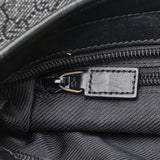 GUCCI tote bag handbag 34339 black canvas leather ladies