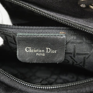 CHRISTIAN DIOR  Lady Dior 2WAY Bag Cannage Denim Handbag,Shoulder Bag Black