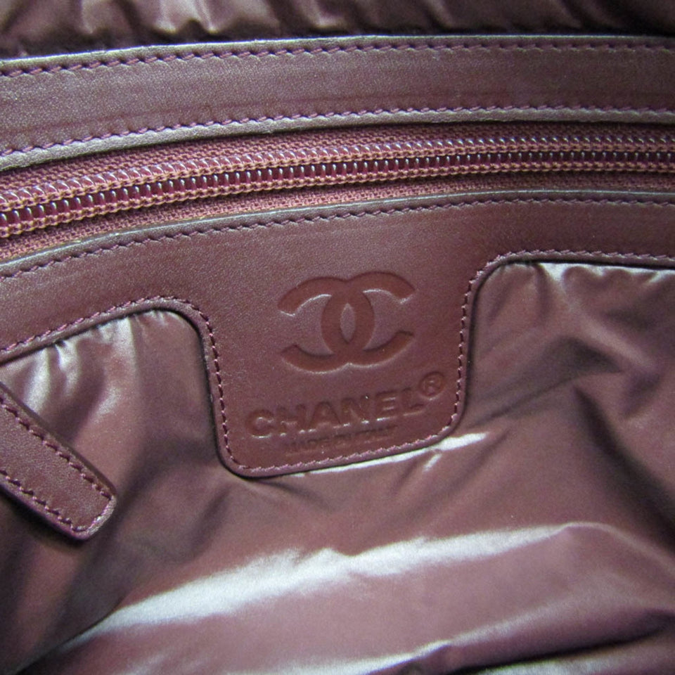 CHANEL Coco Cocoon Women's Nylon Shoulder Bag Black