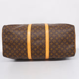 LOUIS VUITTONAuth  Monogram Keepol 55 M41424 Boston Bag